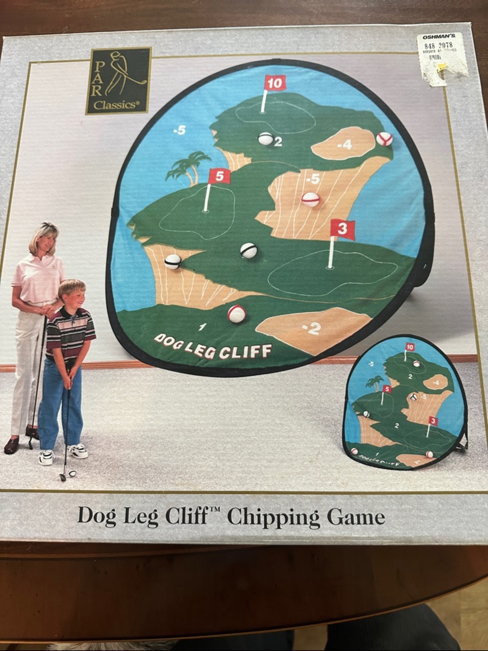 Vintage late 1990’s PAR Classics Dog Leg Cliff Chipping Game with fold out mat